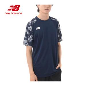 ニューバランス New Balance ゲームシャツ  JMTF1417 NV ネイビー メンズ 半袖 ユニフォーム トレーニングウェア トップス サッカーウェア シャツ｜esports