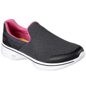 スケッチャーズ（SKECHERS） ゴー ウォーク 4 GO WALK 4 14937 BKHP カジュアルシューズ スリッポン スニーカー スポーツ レディース