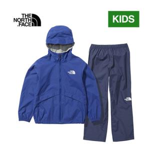 ザ・ノース・フェイス ノースフェイス レインテックス ユリイカ NPJ12112 TB TNFブルー キッズ 春夏モデル 雨具 ウェア レインスーツ 上下セット 子供｜esports