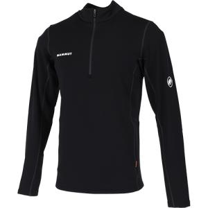 マムート MAMMUT ハーフジップ プル 1016-01120 0001 ブラック メンズ 正規品 アウトドア 登山 ハイキング 長袖 シャツ Tシャツ