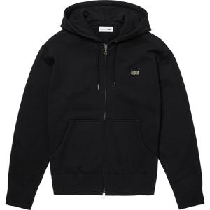 ラコステ LACOSTE レギュラーフィット プレミアムコットンジップスウェットパーカ SH101EL 031 ブラック 正規品 パーカー スウェット フーディー 黒 シンプル