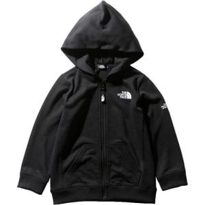 ノースフェイス（THE NORTH FACE） キッズ パーカー スクエアロゴフルジップ Square Logo Full Zip ブラック NTJ61921 K トップス フード付 カジュアルウェア