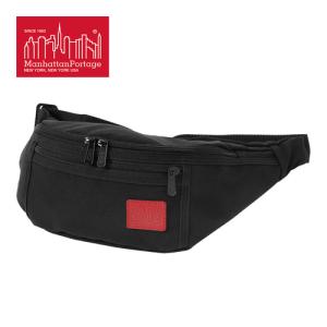 マンハッタンポーテージ Manhattan Portage コーデュラ ワックスナイロンファブリックコレクション アレイキャット ウエストバッグ MP1101WXN 1000 ブラック｜esports