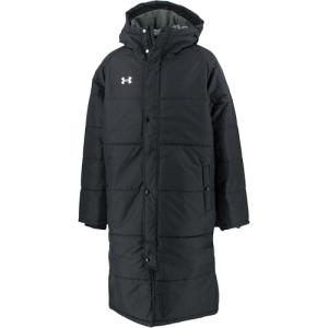 アンダーアーマー UNDER ARMOUR チーム ベンチ コート 1371027 001 ブラック メンズ レディース ロングコート トレーニング スポーツウェア アウター UA