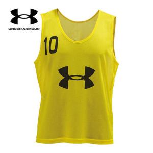 アンダーアーマー UNDER ARMOUR チーム ナンバー ビブス 10枚セット 1295510 737 サンライト メンズ レディース サッカーウェア ゲーム 試合 練習 ゼッケン｜esports