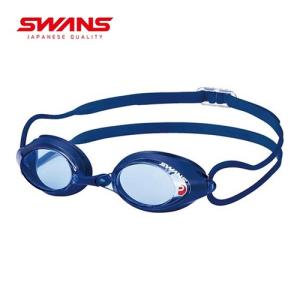 スワンズ SWANS 競泳用 スイミングゴーグル PREMIUM ANTI- FOG クッション付 レーシングモデル SRX-NPAF BL ブルー メンズ レディース FINA承認モデル ゴーグル｜esports