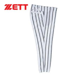 ゼット（ZETT） ストライプレギュラーパンツ BU612 1164 ホワイト