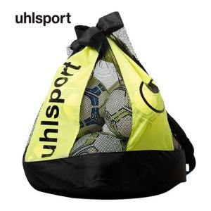 ウールシュポルト uhlsport ボールバッグ 1004263 02 ブラック/フローイエロー サッカー ボール入れ 収納 バッグ｜esports