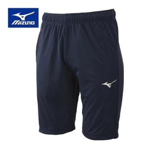 ミズノ MIZUNO ライトニットハーフパンツ 32MD9123 14 ドレスネイビー メンズ レディース ジャージ 短パン 半ズボン トレーニングウェア スポーツウェア｜esports