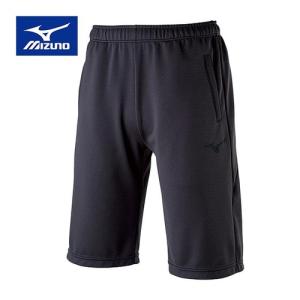 ミズノ MIZUNO ウォームアップハーフパンツ 32MD9126 07 キャスチャコール×ブラック メンズ レディース ジャージ 短パン 半ズボン トレーニングウェア｜esports