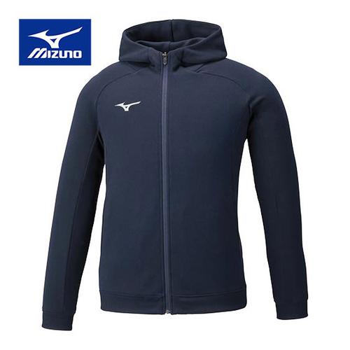 ミズノ MIZUNO スウェットシャツ フルジップフーディー 32MC0177 14 ネイビー メン...