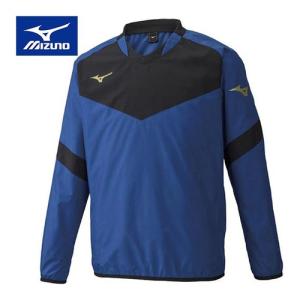 ミズノ MIZUNO ピステシャツ P2ME9300 26 ターキッシュブルー メンズ レディース 長袖 ウィンドブレーカー プラクティス トレーニングウェア トップス サッカー｜esports