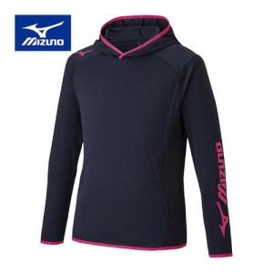 ミズノ MIZUNO ウォームアップフーディ 62JC1005 84 ネイビー×ピンク メンズ レディース テニス 長袖 パーカー トップス プラクティスウェア スポーツ｜esports