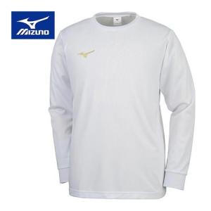 ミズノ MIZUNO BS Tシャツ 長袖 32JA8132 01 ホワイト メンズ スポーツウェア トップス トレーニングウェア シャツ｜esports