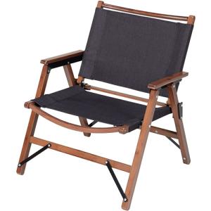 バンドック BUNDOK ロースタイルチェア BAMBOO BD-114 BK ブラック ローチェア チェア 折りたたみ 折り畳み キャンプ 椅子 イス バンブー 竹 ソロ ロースタイル
