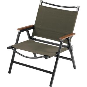 バンドック BUNDOK ロースタイルチェア BD-115 DO ダークオリーブ 椅子 いす レジャー バーべキュー キャンプ アウトドア チェア