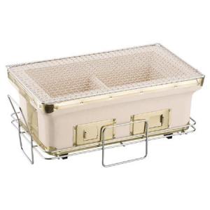 バンドック（BUNDOK） 長角七輪/大 BD-383 バーベキューコンロ グリル 七輪 キャンプ アウトドア