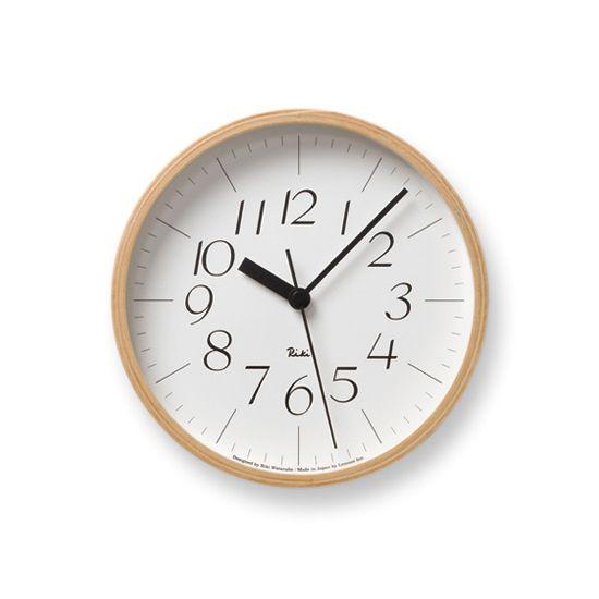 Lemnos RIKI CLOCK (SIZE:S φ20.3cm) WR-0312S レムノス 壁...