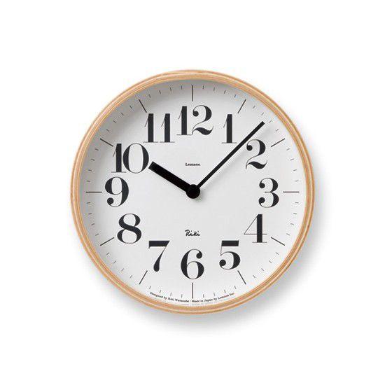 Lemnos RIKI CLOCK (SIZE:S φ20.3cm) WR-0401S レムノス 壁...