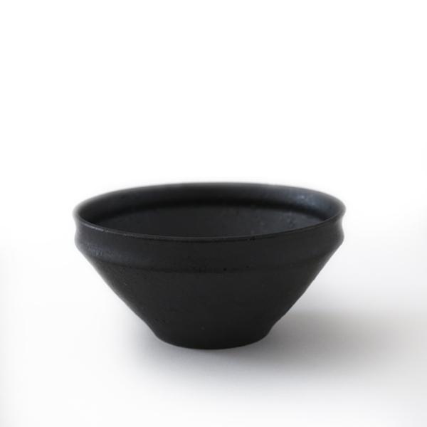 山只華陶苑 juju mortier 飯椀 黒 岐阜県多治見市 陶器 エスプリオリジナル i-294...