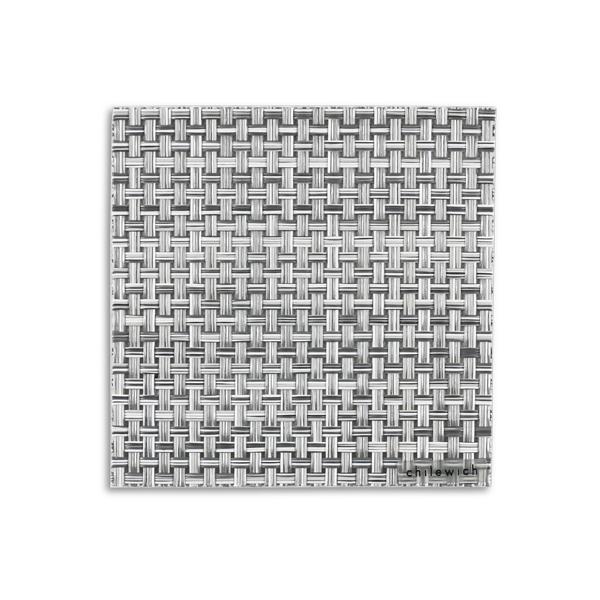 【chilewich】 チルウィッチBasketweave COASTER (042:White/S...