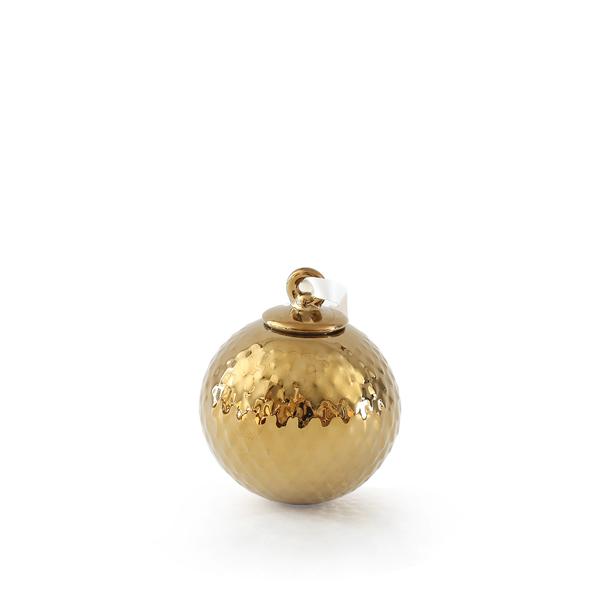 【LYNGBY PORCELAIN】 RHOMBE BAUBLES (gold) リュンビューポーセ...