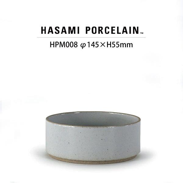 【HASAMI PORCELAIN】ボウル HPM008 (φ14.5cm クリア/グロスグレー) ...