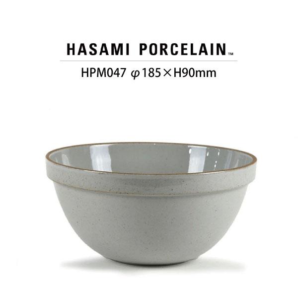 【HASAMI PORCELAIN】 ディープラウンドボウル HPM047 (φ18.5cm クリア...