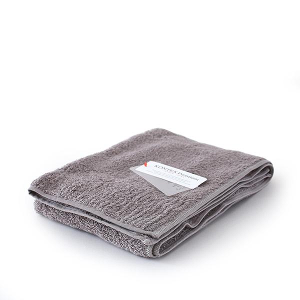 【kontex】PREMIUM(プレミアム)  フェイスタオル グレー 今治タオル 27058