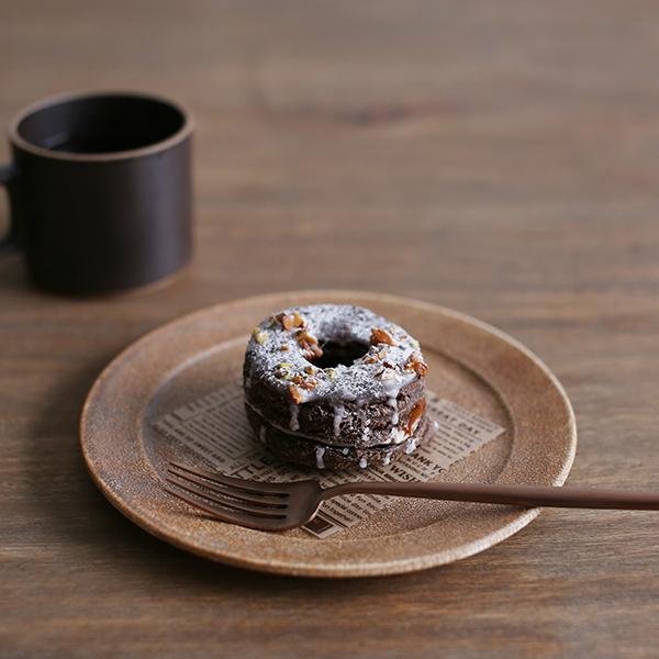 【MISHIM POTTERY CREATION】fractal cake plate (sabi)...