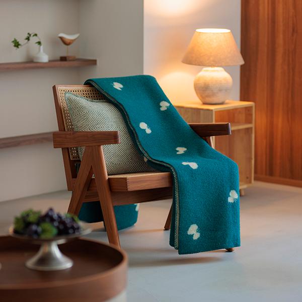 【正規取扱店】KLIPPAN クリッパン ウールシングルブランケット CHOUCHO(SIZE:13...