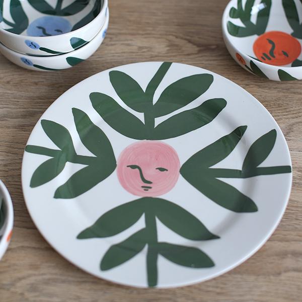 正規取扱店 HAY La Pittura Plate φ24 Blush face vine AF1...