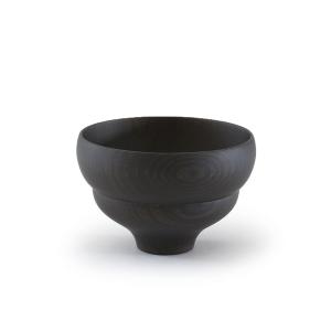 我戸幹男商店 椀 TSUMUGI 汁椀 木瓜型（ブラック）G1320-18733 i-34341