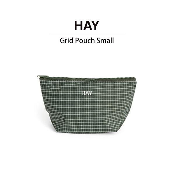正規取扱店 HAY Grid Pouch small (Dark green) AF782-A601...
