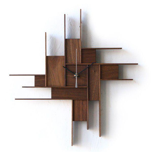 2are3 KAY9 WALNUT（ウォールナット） 壁掛時計 丹羽望 受注生産品 29066