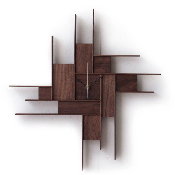 2are3 KAY9 WALNUT×1.3 (ウォールナット エスプリ別注モデル) 壁掛時計 丹羽望...