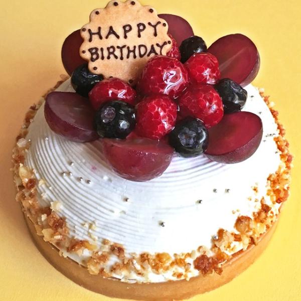 木苺のホワイトバースデーケーキ14cm バースデーケーキ 誕生日ケーキ こどもの日 記念日 スイーツ...