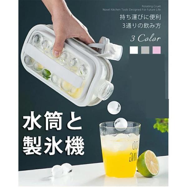 水筒 製氷機 直飲み アウトドア 携帯便利 おしゃれ レジャー ピクニック 遠足 タンブラー スケル...