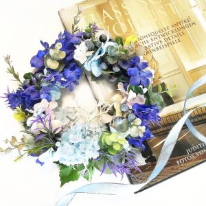あじさい(紫陽花)アレンジメント手作りリース ...の詳細画像3