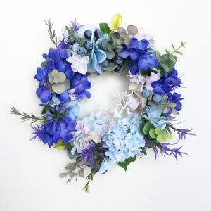 あじさい(紫陽花)アレンジメント手作りリース ...の詳細画像4