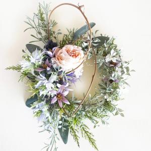 さくら満開 春のリース 手作りハンドメイドリース che-16 : エッセンス