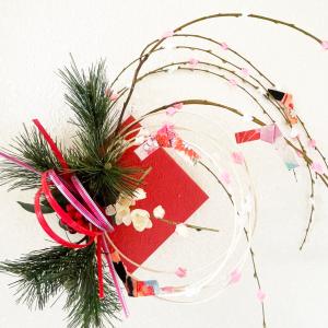お正月飾りもち花リース NYp-11 お正月し...の詳細画像3
