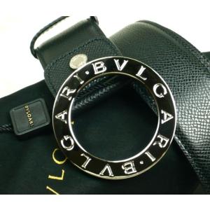 ブルガリ ベルト BVLGARI 20230 BB ROUND BELTS ADJUSTABLE 男女兼用 グレインレザー ブラック｜エッセンスオブスタイル