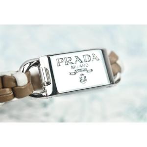 PRADA（プラダ） ホースビット レザーベルト ブレスレット Mサイズ