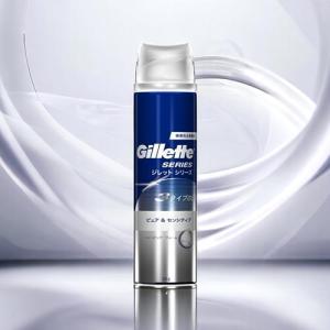 ジレット GILLETTE シェービングフォーム ピュア&センシティブ 245g SERIES PURE SENSITIVE SHAVING FOAM 髭剃り｜essenciasshop