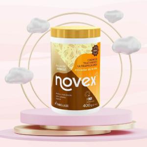 ノヴェックス NOVEX マジック シャイン ストレート ヘアトリートメント 400g BRILHO M?GICO ?GUA DE ARROZ TRATAMENTO ヘアケア ヘアパック 父の日｜essenciasshop