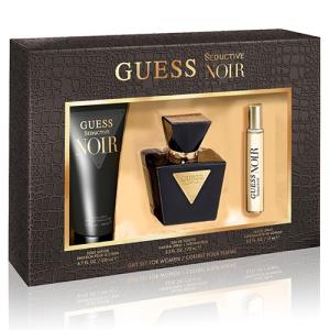 ゲス セダクティブ ノワール コフレセット EDT 75ml + EDT 15ml +BL 200ml GUESS SEDUCTIVE NOIR SET母の日｜essenciasshop