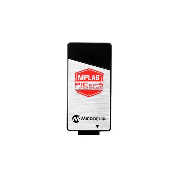 Microchip MPLAB PICkit 5 PG164150 インサーキット デバッガ プログ...