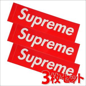 新品 シュプリーム SUPREME Box Logo Sticker 3枚セット RED レッド BOXロゴ ボックスロゴ ステッカー ストリート スケート スケーター 2900006990133 グッズ｜essense