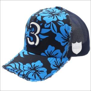 YOSHINORI KOTAKE(ヨシノリコタケ)  3 LOGO ALOHA MESH CAP (キャップ)  BLACK 251-001130-011x【新品】(ヘッドウェア)｜essense